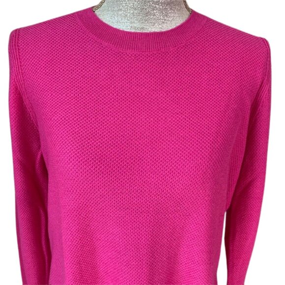 GAP Bella Crewneck Sweater in Standout Pink in SIZE MEDIUM NWT - Picture 3 of 10